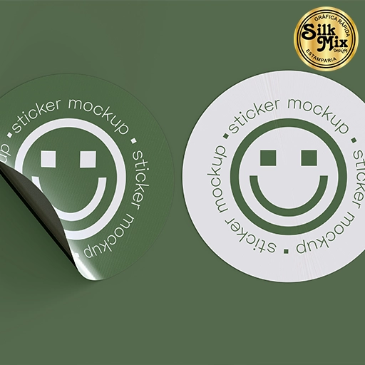 Adesivos personalizados disponíveis para venda online