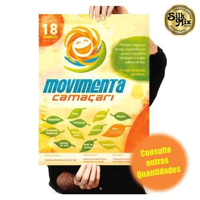 Cartaz a4 personalizado para uso interno