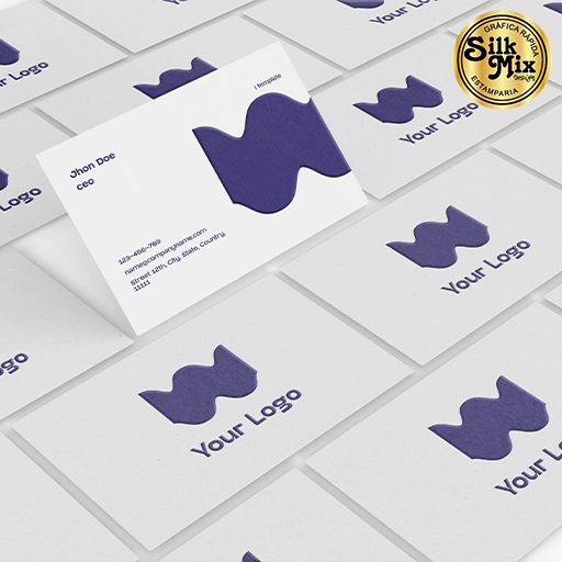 Cartões personalizados para representantes comerciais