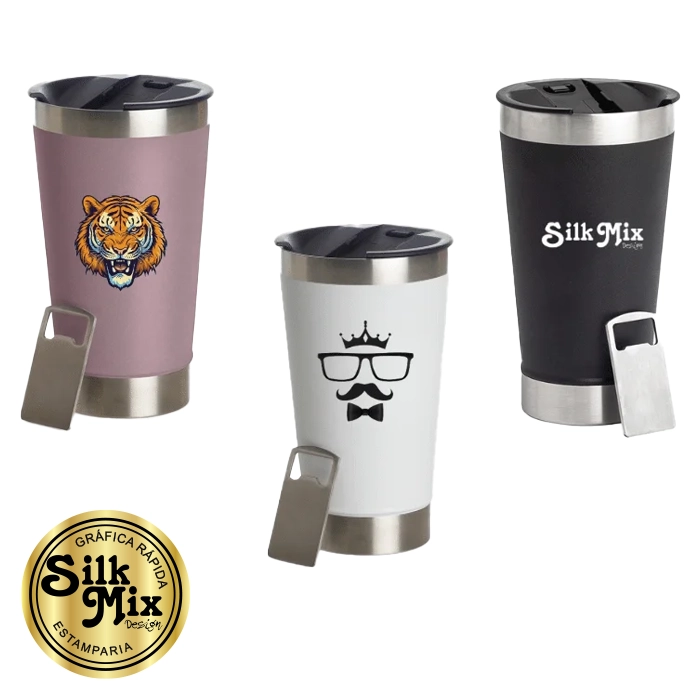 Copo térmico inox de bebidas quentes