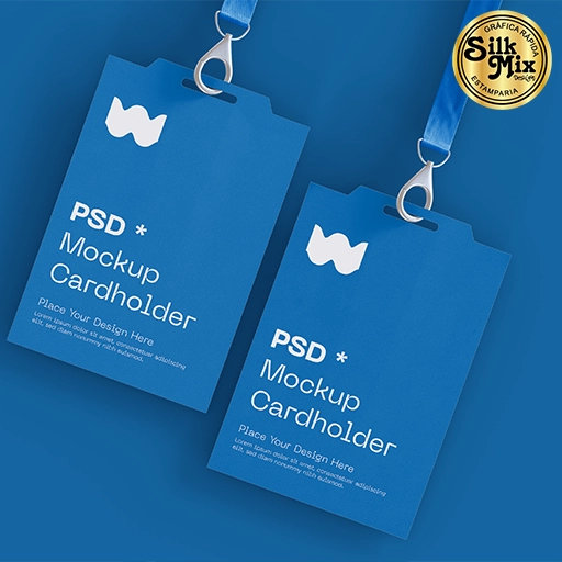 Crachás empresariais personalizados