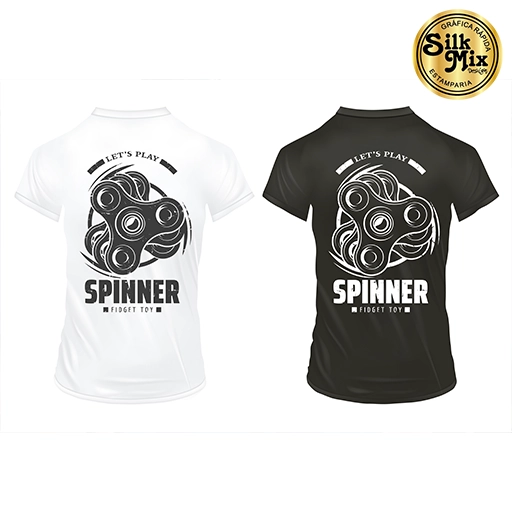 Estampa serigráfica para camisetas empresariais