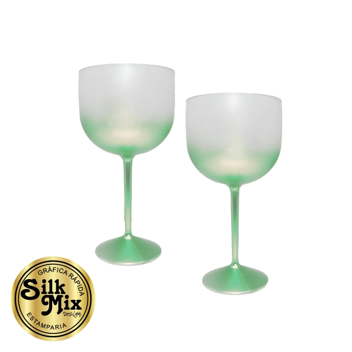 Taça de gin degradê 580 ml personalizada