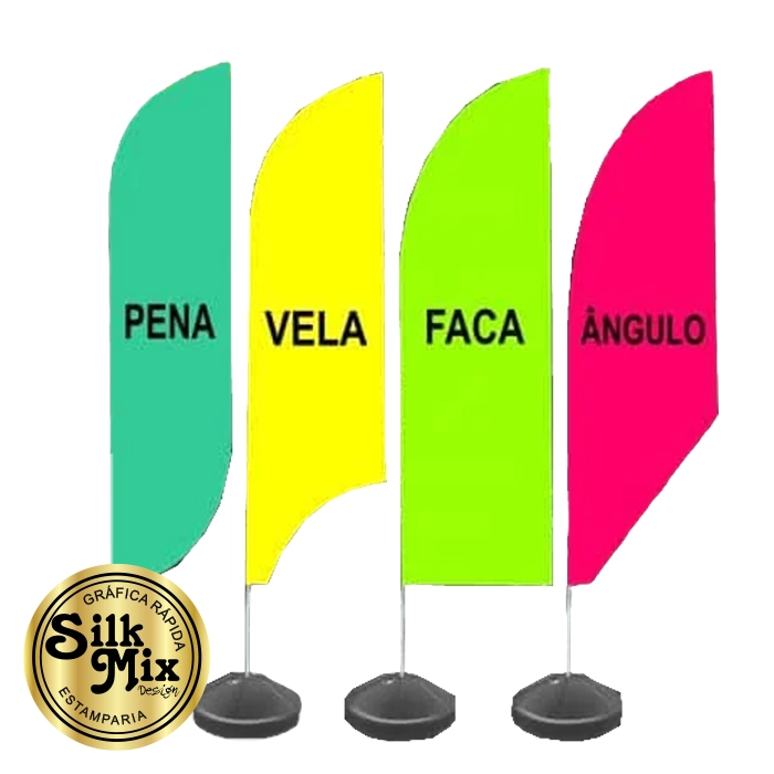 Wind banner personalizado para postos de combustíveis