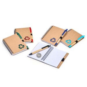 Caderno Ecológico com Caneta - Personalizado