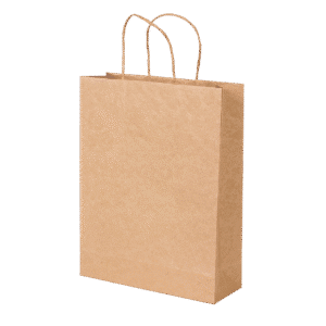 @Sacola de papel Kraft 34 x 24 x 11,5 • Personalizado
