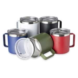 Caneca Térmica 450ml Inox - Asa Retangular - Personalizada