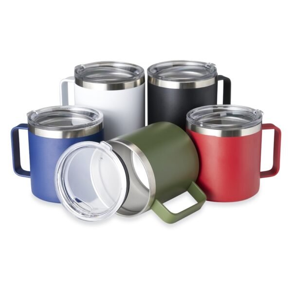 Caneca Térmica 450ml Inox - Asa Retangular - Personalizada