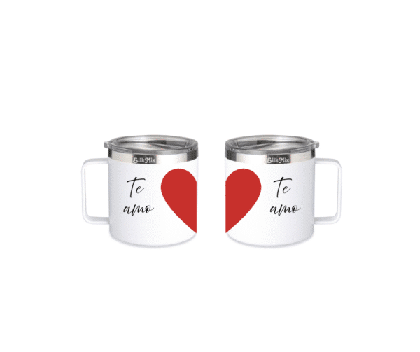 Caneca Térmica 450ml Inox - Asa Retangular - Personalizada - Imagem 3