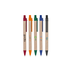 Caneta papelão ecológica • Personalizado