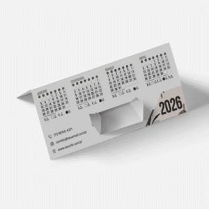 Calendário Porta Cartão