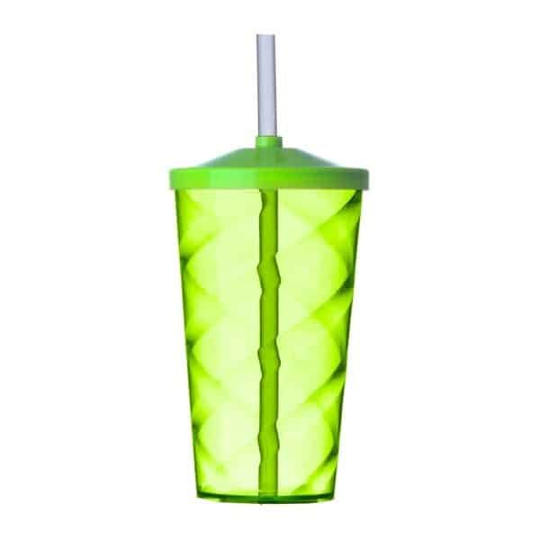Copo plástico com tampa 550 ml PS • Personalizado - Image 3