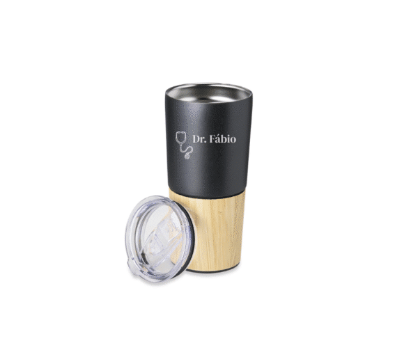 Copo Térmico Nomes Personalizado - bambu 600ml - Inox - Personalizado - Image 3