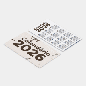 Calendário de bolso